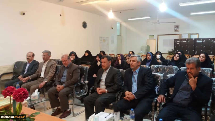 برگزاری جلسه شورای عمومی اساتید در پردیس فاطمه زهرا (س) اهواز