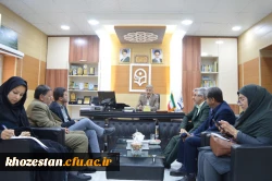 جلسه توجیه مدیر گروه های آموزشی در مدیریت امور پردیس های استان خوزستان