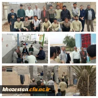 بازدید دکتر جرفی سرپرست مدیریت امور پردیس های استان و هیأت همراه ،از فعالیتهای عمرانی وفرهنگی در اردوی جهادی