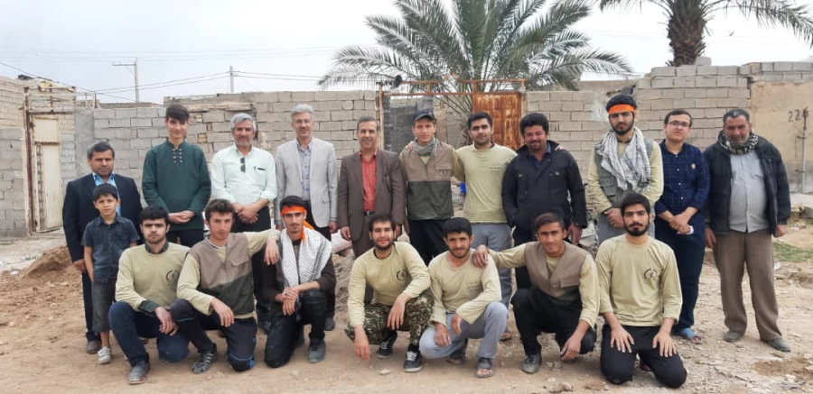 بازدید دکتر جرفی سرپرست مدیریت امور پردیس های استان و هیأت همراه ،از فعالیتهای عمرانی وفرهنگی در اردوی جهادی