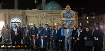 بازدید از اردوهای راهیان نور دانشجو معلمان در مناطق عملیات دفاع مقدس ( آبادان ، خرمشهر )