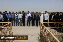 بازدید دکتر محمدی معاون فرهنگی واجتماعی دانشگاه فرهنگیان از مناطق عملیاتی دفاع مقدس و کاروان راهیان نور دانشجو معلمان