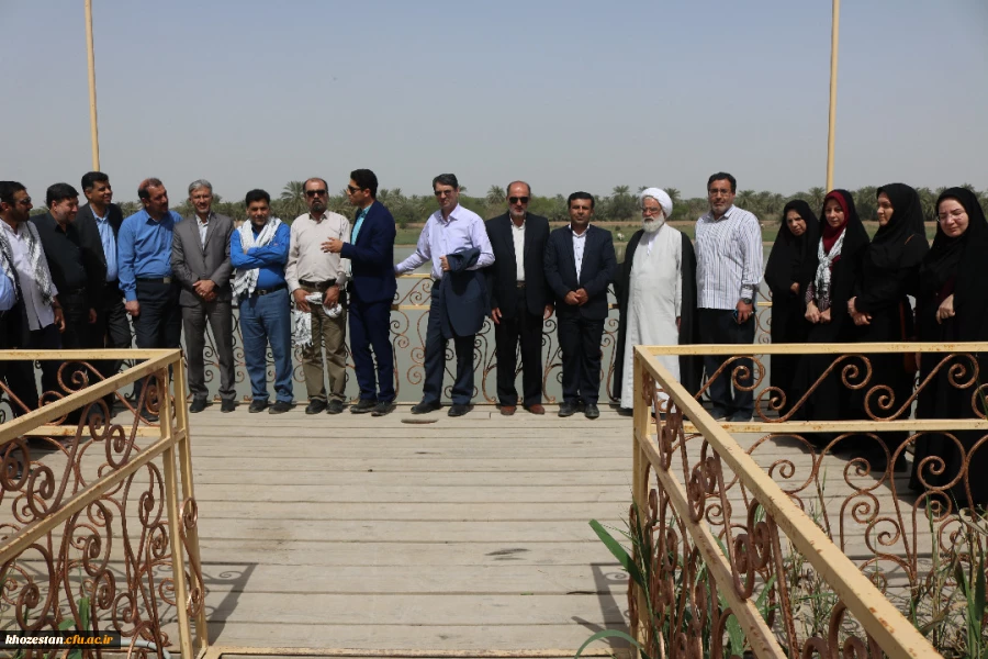 بازدید دکتر محمدی معاون فرهنگی واجتماعی دانشگاه فرهنگیان از مناطق عملیاتی دفاع مقدس و کاروان راهیان نور دانشجو معلمان