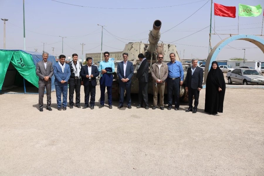 بازدید دکتر محمدی معاون فرهنگی واجتماعی دانشگاه فرهنگیان از مناطق عملیاتی دفاع مقدس و کاروان راهیان نور دانشجو معلمان