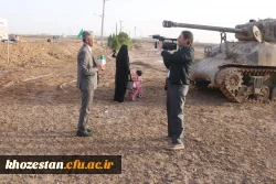 بازدید دکتر محمدی معاون فرهنگی واجتماعی دانشگاه فرهنگیان از مناطق عملیاتی دفاع مقدس و کاروان راهیان نور دانشجو معلمان