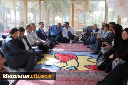 بازدید دکتر محمدی معاون فرهنگی واجتماعی دانشگاه فرهنگیان از مناطق عملیاتی دفاع مقدس و کاروان راهیان نور دانشجو معلمان