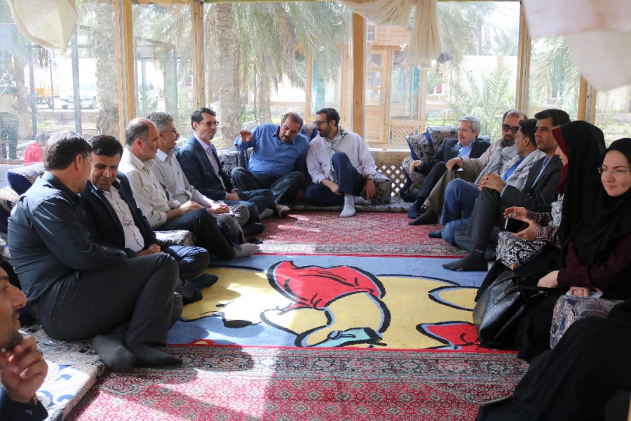 بازدید دکتر محمدی معاون فرهنگی واجتماعی دانشگاه فرهنگیان از مناطق عملیاتی دفاع مقدس و کاروان راهیان نور دانشجو معلمان