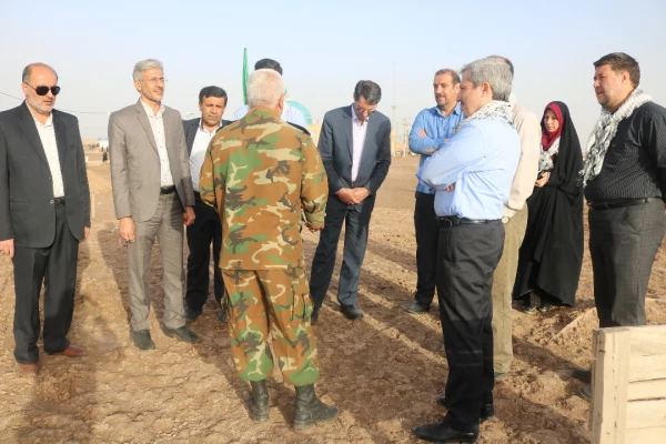 بازدید دکتر محمدی معاون فرهنگی واجتماعی دانشگاه فرهنگیان از مناطق عملیاتی دفاع مقدس و کاروان راهیان نور دانشجو معلمان