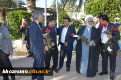 تکریم وتقدیر از بازنشستگی آقای راخدایی ( کارشناس مسئول طرح برنامه وبودجه وامور مالی مدیریت امور پردیس های استان خوزستان