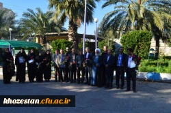 تکریم وتقدیر از بازنشستگی آقای راخدایی ( کارشناس مسئول طرح برنامه وبودجه وامور مالی مدیریت امور پردیس های استان خوزستان