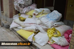 محل جمع آوری ،جذب و هدایت کمک های مردمی به سیل زدگان در مدیریت امور پردیس های استان خوزستان