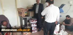ارسال اولین محموله اهدایی کارکنان واساتید پردیس رسول اکرم (ص) اهواز به سیل زدگان شهر حمیدیه