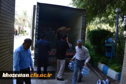 تشکیل ستاد کمک رسانی به سیل زدگان (دانشگاه فرهنگیان در استان خوزستان)