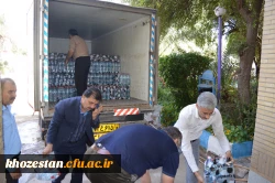 تشکیل ستاد کمک رسانی به سیل زدگان (دانشگاه فرهنگیان در استان خوزستان)