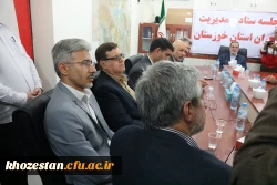 تشریف فرمایی مقام عالی دانشگاه فرهنگیان ، جناب آقای دکتر خنیفر  برای بازدید میدانی از استان خوزستان و مناطق سیل زده