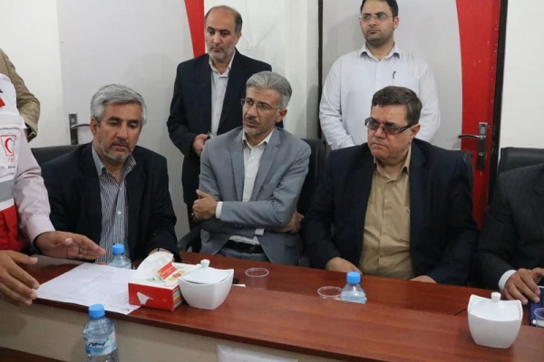 تشریف فرمایی مقام عالی دانشگاه فرهنگیان ، جناب آقای دکتر خنیفر  برای بازدید میدانی از استان خوزستان و مناطق سیل زده