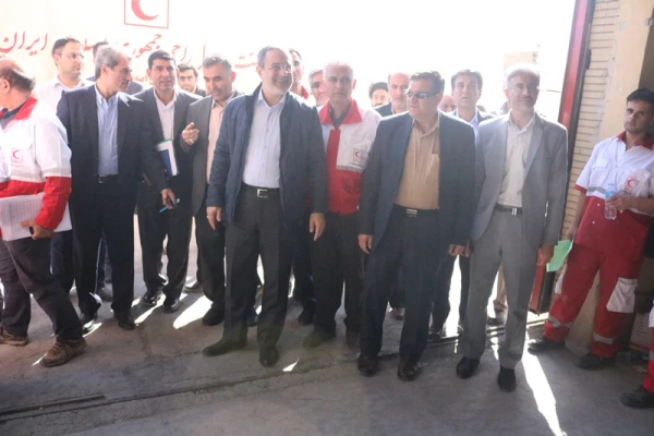 تشریف فرمایی مقام عالی دانشگاه فرهنگیان ، جناب آقای دکتر خنیفر  برای بازدید میدانی از استان خوزستان و مناطق سیل زده