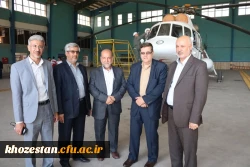 تشریف فرمایی مقام عالی دانشگاه فرهنگیان ، جناب آقای دکتر خنیفر  برای بازدید میدانی از استان خوزستان و مناطق سیل زده