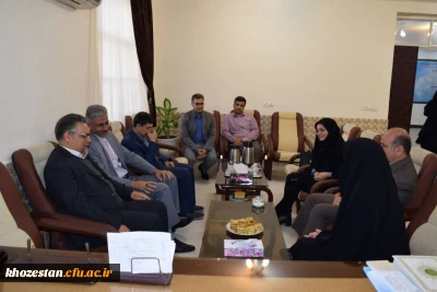 بازدید آقای دکتر کچوییان ، معاونت نظارت ، ارزیابی ، تضمین کیفیت از واحد دانشگاهی خدیجه کبری (س) دزفول جهت پیگیری از وضعیت سیلاب های اخیر