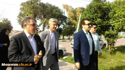 بازدید آقای دکتر کچوییان ، معاونت نظارت ، ارزیابی ، ارزیابی وتضمین کیفیت  از ستاد امداد رسانی به سیل زدگان واحد های تابعه مدیریت امور پردیس های استان خوزستان