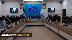 بازدید آقای دکتر کچوییان ، نظارت ، ارزیابی و تضمین وکیفیت  از ستاد امداد رسانی به سیل زدگان واحد های تابعه مدیریت امور پردیس های استان خوزستان