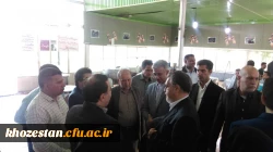 بازدید آقای دکتر کچوییان ، نظارت ، ارزیابی و تضمین وکیفیت  از ستاد امداد رسانی به سیل زدگان واحد های تابعه مدیریت امور پردیس های استان خوزستان