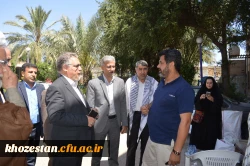نشست جلسه آقای دکتر کچوییان (معاون نظارت ، ارزیابی و تضمین کیفیت ) با اعضای ستاد و امداد رسانی دانشگاه فرهنگیان استان خوزستان و بازدید از ستاد مرکزی و امداد رسانی در مدیریت امور پردیس های استان خوزستان