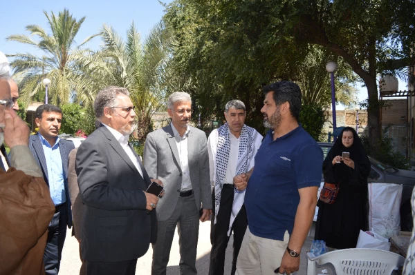 نشست جلسه آقای دکتر کچوییان (معاون نظارت ، ارزیابی و تضمین کیفیت ) با اعضای ستاد و امداد رسانی دانشگاه فرهنگیان استان خوزستان و بازدید از ستاد مرکزی و امداد رسانی در مدیریت امور پردیس های استان خوزستان