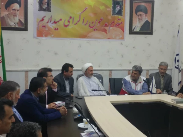 برگزاری جلسه دانشگاه فرهنگیان استان خوزستان با مدیر کل هلال احمر و ستاد مرکزی کمکهای مردمی استان با حضور نماینده مردمم اهواز در مجلس شورای اسلامی
