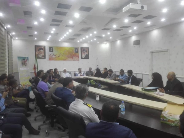 برگزاری جلسه دانشگاه فرهنگیان استان خوزستان با مدیر کل هلال احمر و ستاد مرکزی کمکهای مردمی استان با حضور نماینده مردمم اهواز در مجلس شورای اسلامی