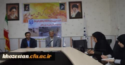 نشست خبری سرپرست مدیریت امور پردیس های استان خوزستان با موضوع امداد رسانی به سیل زدگان