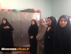 بازدید دکتر جرفی سرپرست مدیریت امور پردیس ها استان وهیأت همراه از واحد تابعه منطقه آزاد اروند