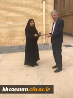 بازدید دکتر جرفی سرپرست مدیریت امور پردیس ها استان وهیأت همراه از واحد تابعه منطقه آزاد اروند