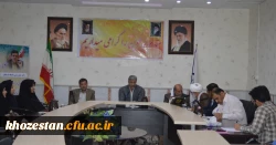 برگزاری دومین جلسه شورای اداری مدیریت امور پردیس های استان خوزستان با موضوع وظایف کارکنان نسبت به اهداف سازمانی و همچنین حقوق مدیران و کارکنان نسبت به هم