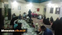 دیدار دکتر جرفی سرپرست مدیریت امور پردیس های استان خوزستان و هیأت همراه با خانواده شهید مدافع حرم (سید داود نریمیسا ) در سالروز تولد شهید