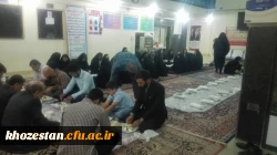 دیدار دکتر جرفی سرپرست مدیریت امور پردیس های استان خوزستان و هیأت همراه با خانواده شهید مدافع حرم (سید داود نریمیسا ) در سالروز تولد شهید