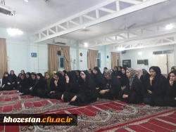 نشست دکتر جرفی ، سرپرست مدیریت امور پردیس های استان خوزستان با دانشجو معلمان در ماه مبارک رمضان