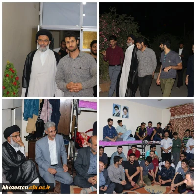 نشست شبانه امام جمعه محترم شهرستان اهواز با دانشجو معلمان پردیس رسول اکرم (ص)