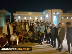 نشست شبانه امام جمعه محترم شهرستان اهواز با دانشجو معلمان پردیس رسول اکرم (ص)