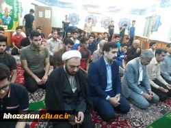 برگزاری نماز جماعت و افطاری مدیریت استانی با دانشجو معلمان اندیمشک و جلسه پرسش وپاسخ با دانشجویان