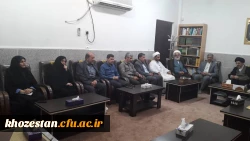 دیدار دکتر جرفی وهیأت همراه با آیت الله قاضی امام جمعه دزفول