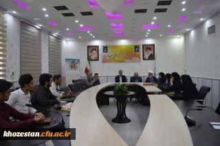 برگزاری جلسه شورای دانشجویی در مدیریت امور پردیس های استان خوزستان