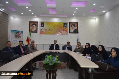 برگزاری جلسه شورای آموزشی در مدیریت امور پردیس های استان خوزستان