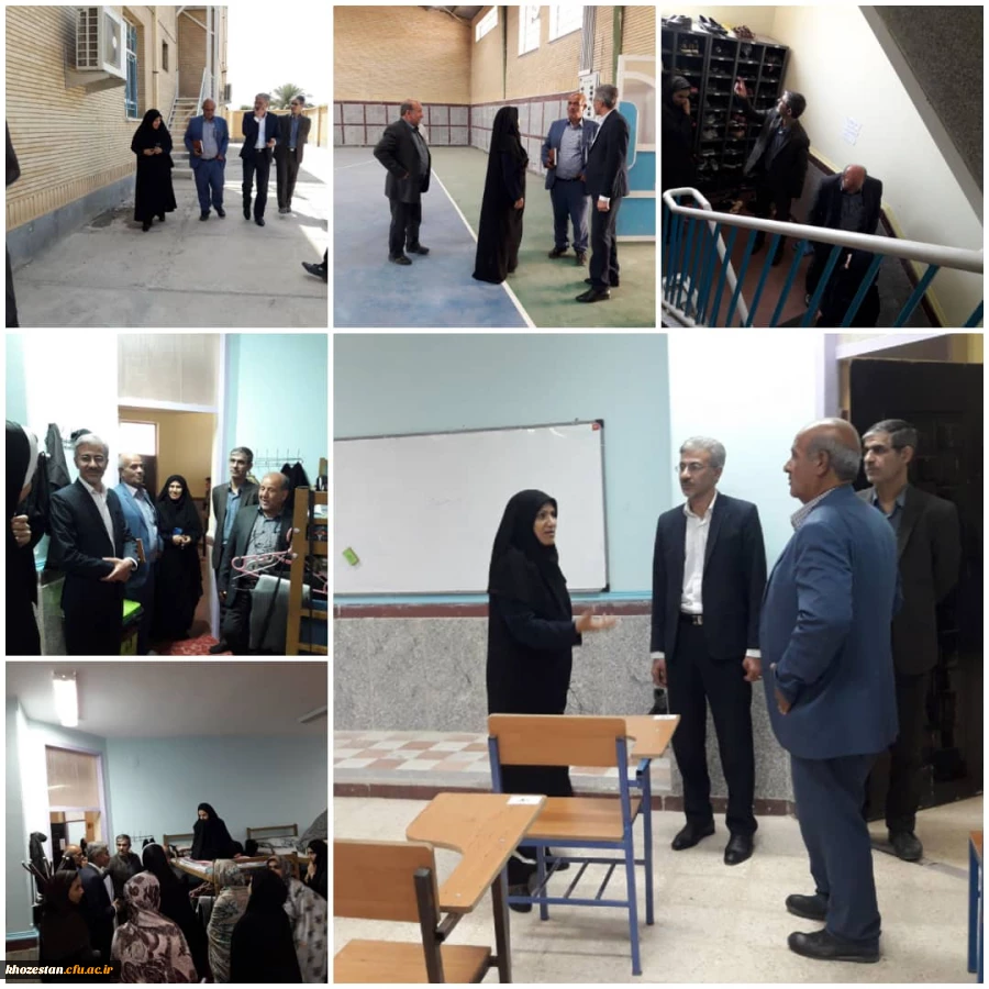 بازدید یک روزه دکتر چناری (مدیر کل امور مالی سازمان مرکزی دانشگاه فرهنگیان )از کل پرردیس ها و مراکز دانشگاه فرهنگیان استان خوزستان