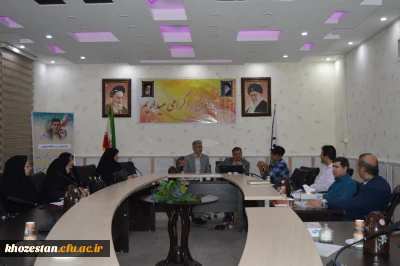 برگزاری دومین جلسه شورای پژوهشی استان در مدیریت امور پردیس های استان خوزستان