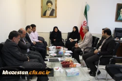 بازدید میدانی معاونت عمرانی استانداری ، مدیر کل آموزش و پرورش استان ، مدیر کل و مشاور امور بانوان استان ، سرپرست مدیریت امور پردیس های استان خوزستان از پردیس فاطمه الزهراء اهواز