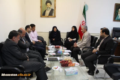 بازدید میدانی معاونت عمرانی استانداری ، مدیر کل آموزش و پرورش استان ، مدیر کل و مشاور امور بانوان استان ، سرپرست مدیریت امور پردیس های استان خوزستان از پردیس فاطمه الزهراء اهواز