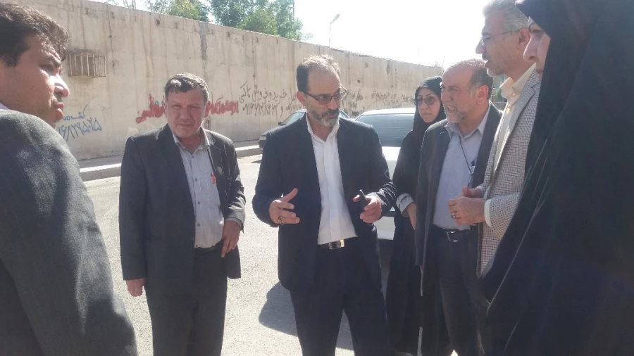 بازدید میدانی معاونت عمرانی استانداری ، مدیر کل آموزش و پرورش استان ، مدیر کل و مشاور امور بانوان استان ، سرپرست مدیریت امور پردیس های استان خوزستان از پردیس فاطمه الزهراء اهواز