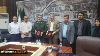 تفاهم نامه همکاری دانشگاه فرهنگیان استان خوزستان و بنیاد حفظ آثار و ارزش های دفاع مقدس خوزستان