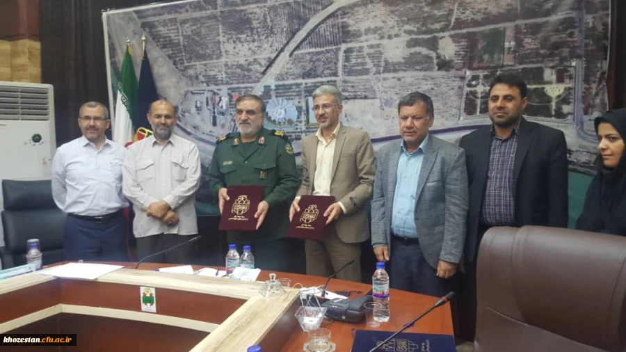 تفاهم نامه همکاری دانشگاه فرهنگیان استان خوزستان و بنیاد حفظ آثار و ارزش های دفاع مقدس خوزستان